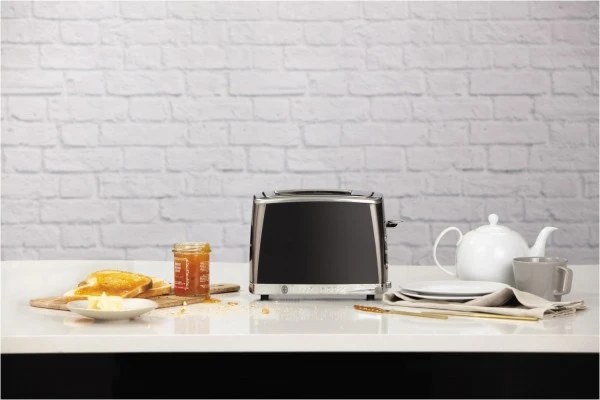 Russell Hobbs Matte Black Toaster Matt Schwarz 2 Russell Hobbs Matte Black Toaster Matt Schwarz – Bild 2