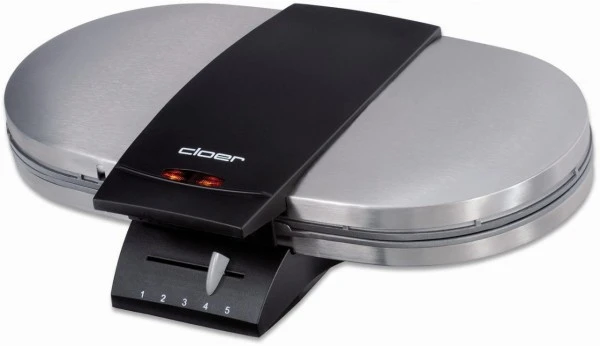 Cloer 1329 Doppelwaffelautomat Waffelautomat Edelstahl Matt 6 Cloer 1329 Doppelwaffelautomat Waffelautomat Edelstahl Matt – Bild 6