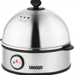 Unold 38626 Eierkocher Edel Edelstahl/schwarz