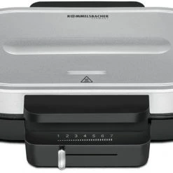 Rommelsbacher WA 1250 Waffelautomat Schwarz/silber