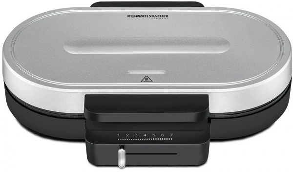 Rommelsbacher WA 1250 Waffelautomat Schwarz/silber 1 Rommelsbacher WA 1250 Waffelautomat Schwarz/silber