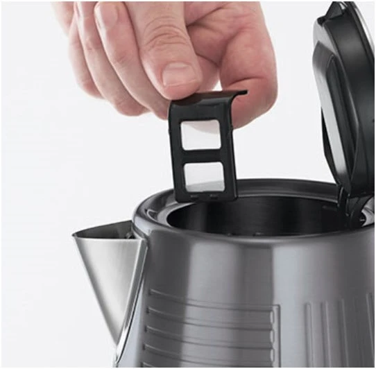 Russell Hobbs Geo Steel Wasserkocher Graphitgrau 2 Russell Hobbs Geo Steel Wasserkocher Graphitgrau – Bild 2