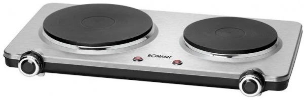 BOMANN DKP 5033 E CB Doppelkochplatte Edelstahl 1 BOMANN DKP 5033 E CB Doppelkochplatte Edelstahl
