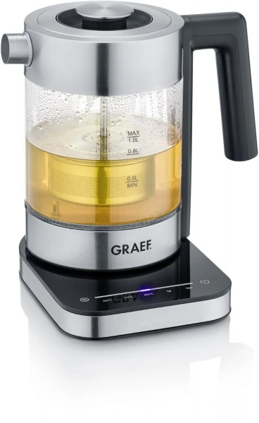 Graef WK 350 Wasserkocher Transparent/edelstahl 1 Graef WK 350 Wasserkocher Transparent/edelstahl