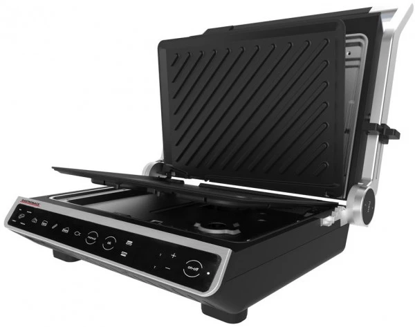 Gastroback Design BBQ Advanced Smart Kontaktgrill Edelstahl/schwarz 2 Gastroback Design BBQ Advanced Smart Kontaktgrill Edelstahl/schwarz – Bild 2