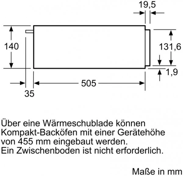 NEFF NAH11 Wärmeschublade Edelstahl 4 NEFF NAH11 Wärmeschublade Edelstahl – Bild 4