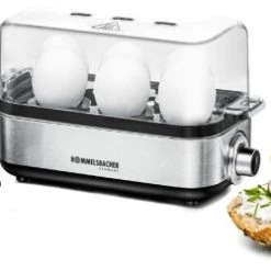 Rommelsbacher ER 600 Eierkocher Edelstahl/schwarz