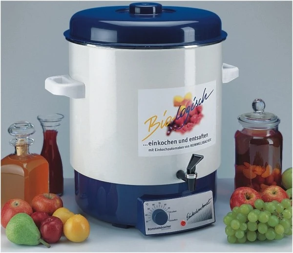 Rommelsbacher KA 1801 Einkochautomat Weiß/blau 2 Rommelsbacher KA 1801 Einkochautomat Weiß/blau – Bild 2