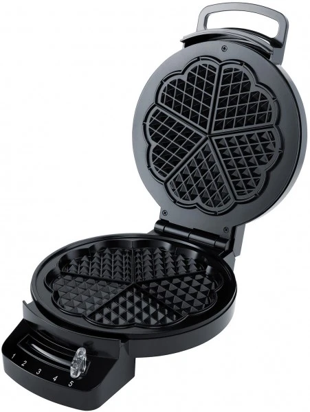Steba WE 1 Waffelautomat Schwarz 2 Steba WE 1 Waffelautomat Schwarz – Bild 2