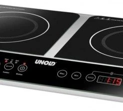 Unold 58175 Elegance Doppel-Induktionskochplatte Schwarz