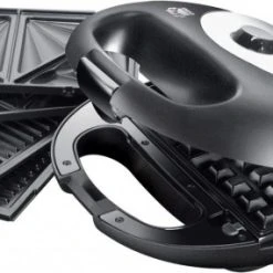 Unold 48356 Multi 3 In 1 Onyx 3 In 1 Snack-Kombigerät Edelstahl Seidenmatt/schwarz