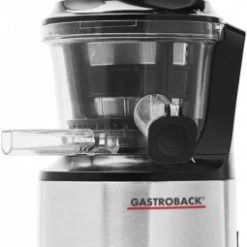 Gastroback Slow Juicer Advanced Vital 40145 Entsafter Edelstahl/schwarz