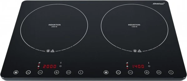 Steba IK 650 SLIM Doppel-Induktionskochplatte Schwarz 1 Steba IK 650 SLIM Doppel-Induktionskochplatte Schwarz