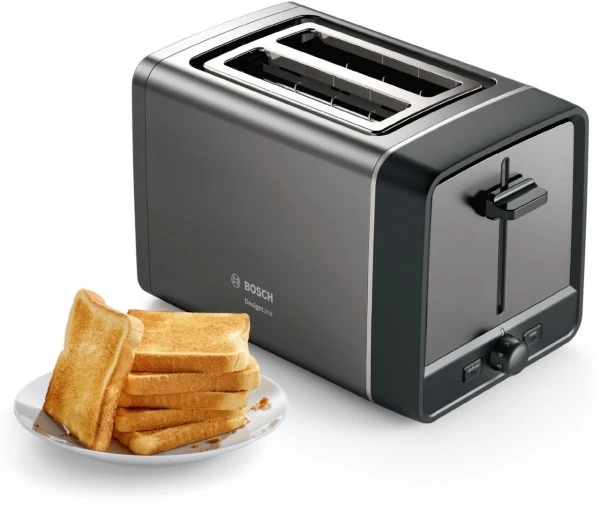 Bosch TAT5P425DE Kompakt-Toaster Grau 1 Bosch TAT5P425DE Kompakt-Toaster Grau