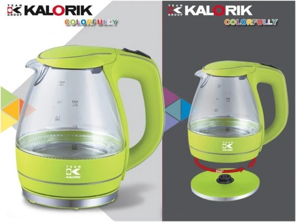 Kalorik TKG JK 1022 AG Wasserkocher Apfelgrün 3 Kalorik TKG JK 1022 AG Wasserkocher Apfelgrün – Bild 3