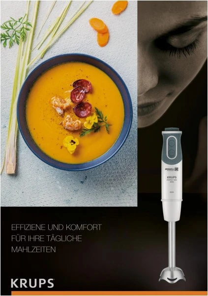 Krups HZ64B1 Perfect Mix 8000 Stabmixer Weiß 6 Krups HZ64B1 Perfect Mix 8000 Stabmixer Weiß – Bild 6