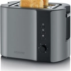 Severin AT 9541 Limited Edition Kompakt-Toaster Grau-metallic/schwarz