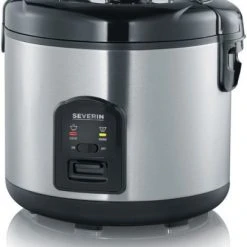 Severin RK 2425 Reiskocher Edelstahl-gebürstet/schwarz