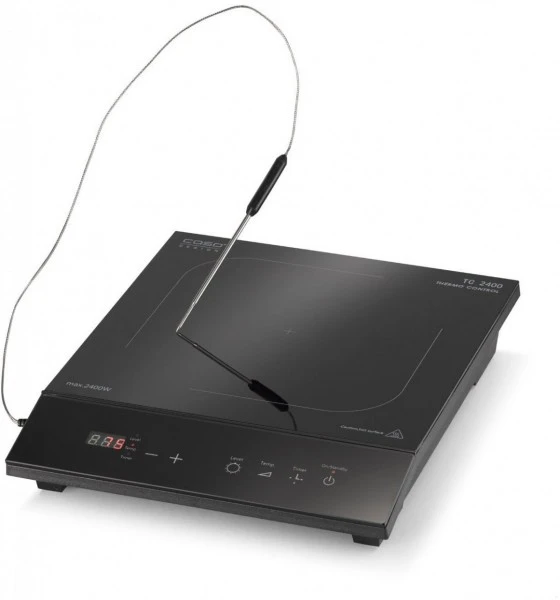 Caso TC 2400 ThermoControl Induktionskochplatte Schwarz 1 Caso TC 2400 ThermoControl Induktionskochplatte Schwarz