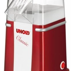 Unold 48525 Popcornmaker Classic Popcorn-Maschine Rotmetallic/silber