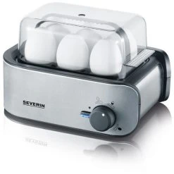 Severin EK 3134 Eierkocher Edelstahl/schwarz