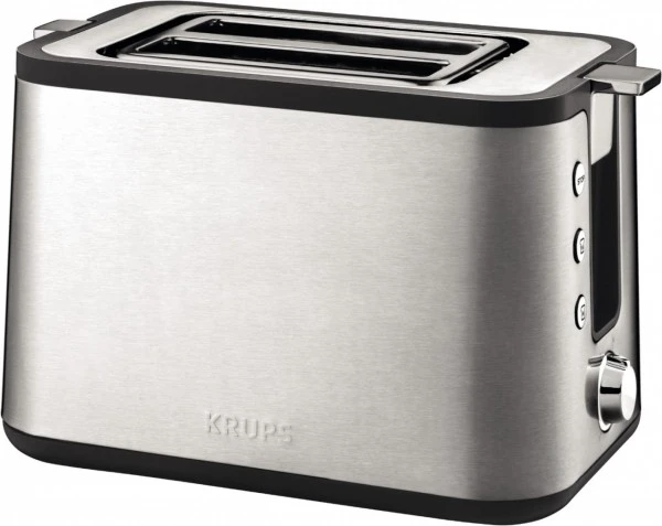 Krups KH 442 Control Line Kompakt-Toaster Edelstahl/schwarz 1 Krups KH 442 Control Line Kompakt-Toaster Edelstahl/schwarz