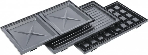 Steba SG 55 Multi Snack Maker Kontaktgrill+Waffelautomat+Sandwichtoast Schwarz 6 Steba SG 55 Multi Snack Maker Kontaktgrill+Waffelautomat+Sandwichtoast Schwarz – Bild 6