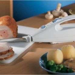 Severin EM 3965 Elektromesser Weiß/grau