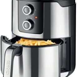 Unold 58655 Heissluftfritteuse XL Edelstahl/schwarz