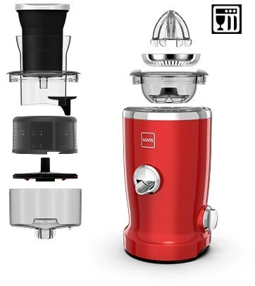 NOVIS VitaJuicer S1 Entsafter Rot 4 NOVIS VitaJuicer S1 Entsafter Rot – Bild 4