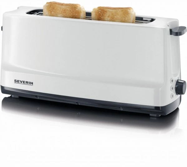 Severin AT 2232 Langschlitz-Toaster Weiß/grau 1 Severin AT 2232 Langschlitz-Toaster Weiß/grau