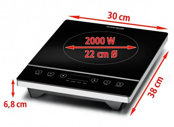 Rommelsbacher CT 2005/IN Kochplatte Schwarz 6 Rommelsbacher CT 2005/IN Kochplatte Schwarz – Bild 6