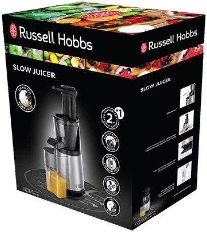 Russell Hobbs Slow Juicer Entsafter 25170-56 Edelstahl/schwarz 4 Russell Hobbs Slow Juicer Entsafter 25170-56 Edelstahl/schwarz – Bild 4
