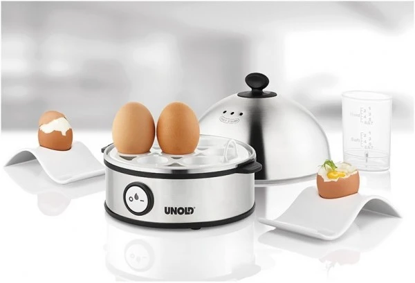 Unold 38626 Eierkocher Edel Edelstahl/schwarz 5 Unold 38626 Eierkocher Edel Edelstahl/schwarz – Bild 5