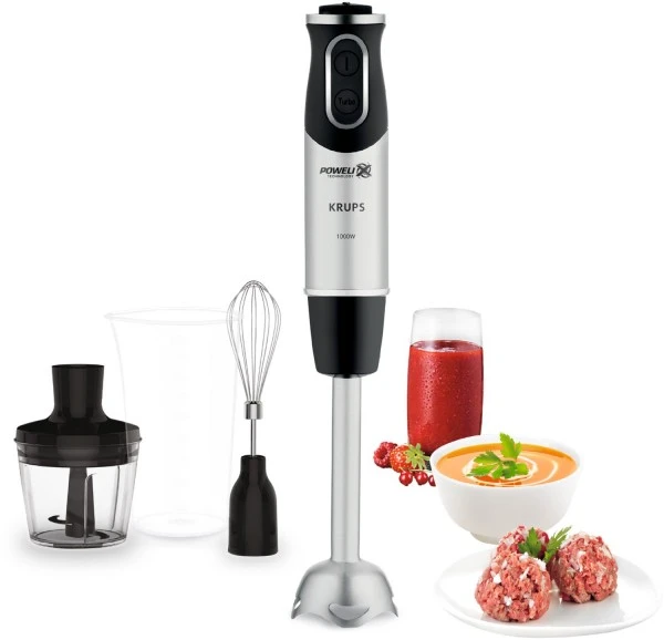 Krups HZ6568 Perfect Mix 8500 Stabmixer Schwarz/silber 2 Krups HZ6568 Perfect Mix 8500 Stabmixer Schwarz/silber – Bild 2