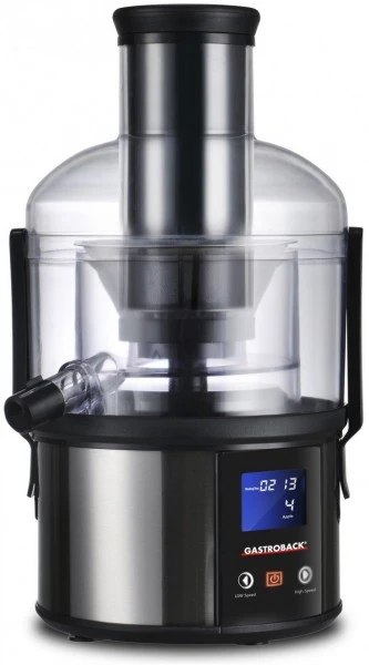 Gastroback Easy Juicer Fun Entsafter Schwarz/edelstahl 1 Gastroback Easy Juicer Fun Entsafter Schwarz/edelstahl