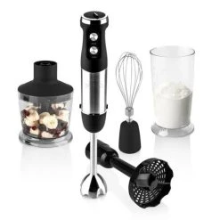 Eta Sapelo Stabmixer Edelstahl/schwarz