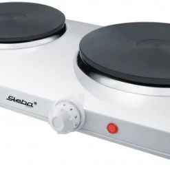 Steba KF 150 Doppelkochplatte Weiß/schwarz