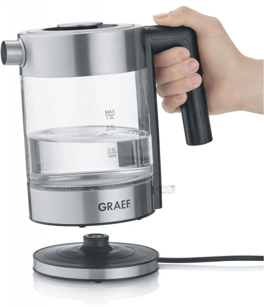 Graef WK 300 Wasserkocher Transparent/edelstahl 5 Graef WK 300 Wasserkocher Transparent/edelstahl – Bild 5