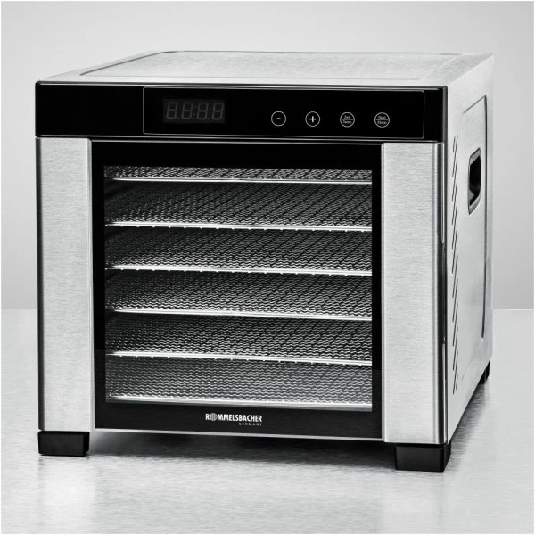 Rommelsbacher DA 900 Dörrautomat Edelstahl/schwarz 4 Rommelsbacher DA 900 Dörrautomat Edelstahl/schwarz – Bild 4