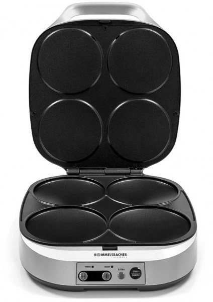 Rommelsbacher PC 1800 Waffelautomat Silber 4 Rommelsbacher PC 1800 Waffelautomat Silber – Bild 4