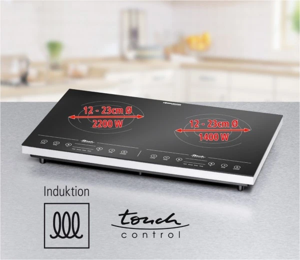 Rommelsbacher CT 3410/IN Induktionskochplatte Edelstahl 4 Rommelsbacher CT 3410/IN Induktionskochplatte Edelstahl – Bild 4