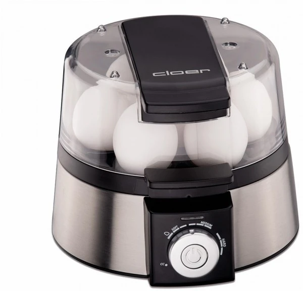 Cloer 6070 Eierkocher Edelstahl/schwarz 1 Cloer 6070 Eierkocher Edelstahl/schwarz