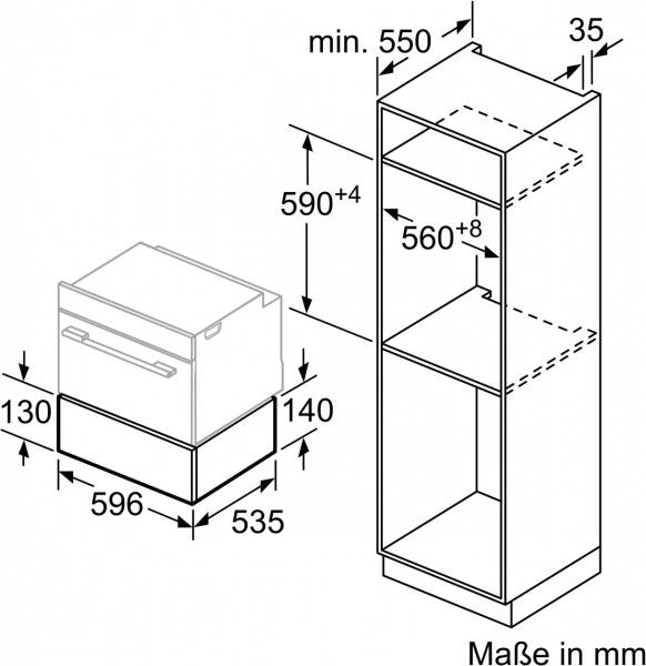 NEFF NZH 1710 N Zubehörschublade Edelstahl 3 NEFF NZH 1710 N Zubehörschublade Edelstahl – Bild 3