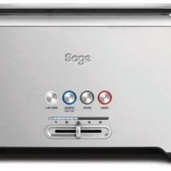 Sage The Bit More 4 Slice 4-Schlitz Toaster Gebürsteter Edelstahl