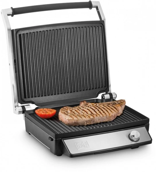 Fritel GR 3495 GrillTastic Kontaktgrill Anthrazit/edelstahl 2 Fritel GR 3495 GrillTastic Kontaktgrill Anthrazit/edelstahl – Bild 2