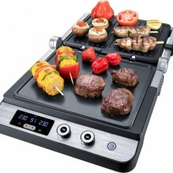 Steba FG 120 Kontaktgrill Edelstahl/schwarz