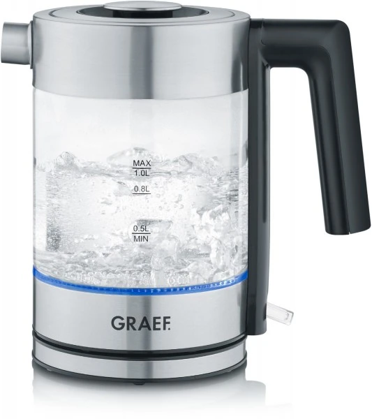 Graef WK 300 Wasserkocher Transparent/edelstahl 1 Graef WK 300 Wasserkocher Transparent/edelstahl