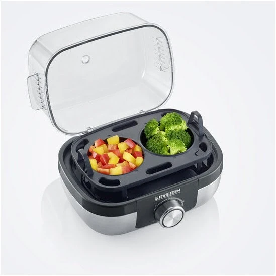 Severin EK 3167 Eierkocher Edelstahl-gebürstet/schwarz 3 Severin EK 3167 Eierkocher Edelstahl-gebürstet/schwarz – Bild 3