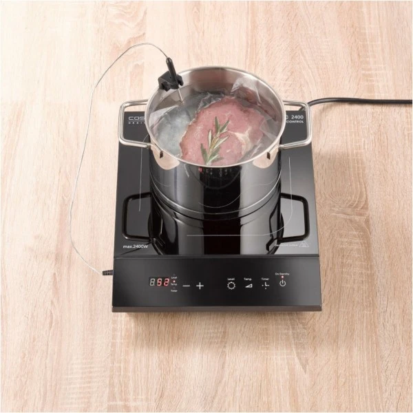 Caso TC 2400 ThermoControl Induktionskochplatte Schwarz 4 Caso TC 2400 ThermoControl Induktionskochplatte Schwarz – Bild 4